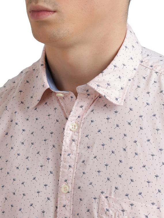 pink printed casual shirt - 17767707 - Zoom Image - 5