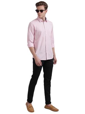 pink checkered casual shirt - 17767726 - Standard Image - 4