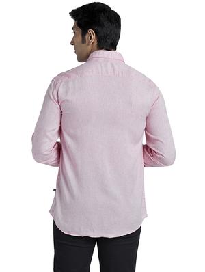pink solid casual shirt - 17767791 - Standard Image - 4