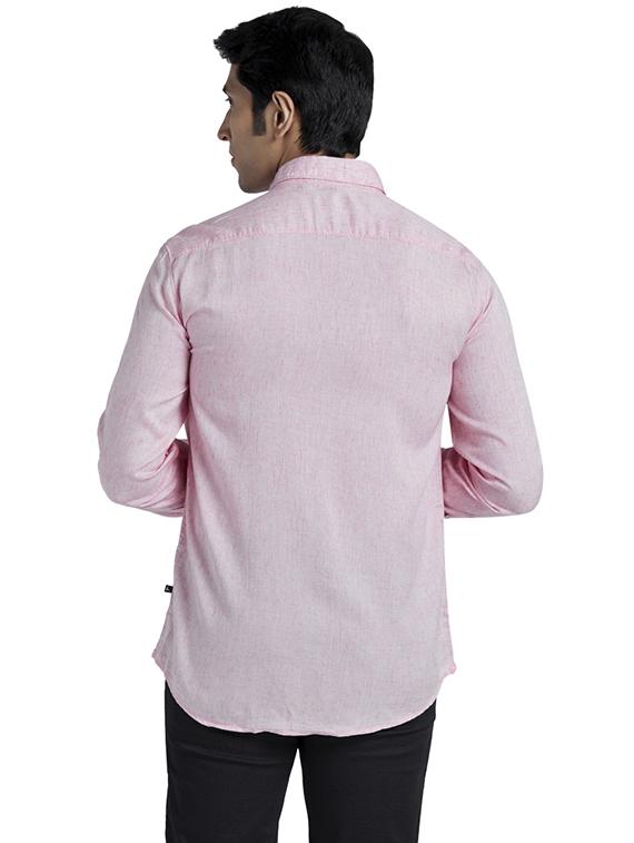 pink solid casual shirt - 17767791 - Zoom Image - 4