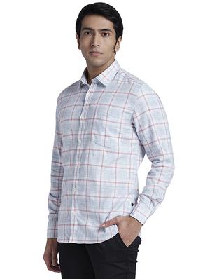 blue checkered casual shirt - 17767796 - Standard Image - 2