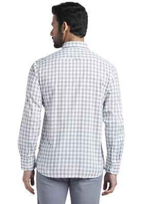 white checkered casual shirt - 17767860 - Standard Image - 4