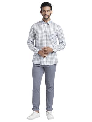 white checkered casual shirt - 17767860 - Standard Image - 5