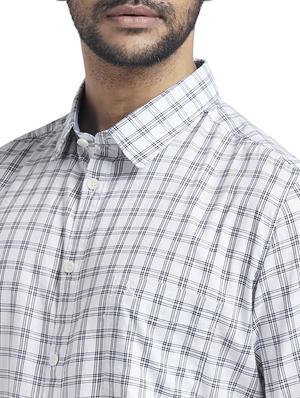 white checkered casual shirt - 17767860 - Standard Image - 6