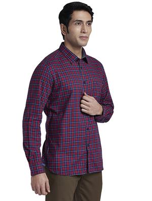 blue checkered casual shirt - 17767865 - Standard Image - 2