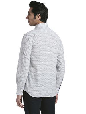 blue printed casual shirt - 17767920 - Standard Image - 4