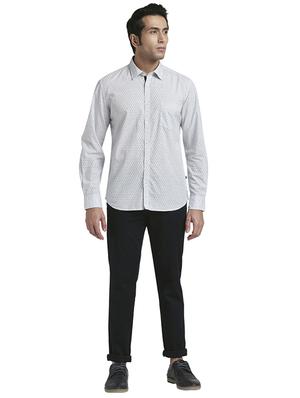 blue printed casual shirt - 17767920 - Standard Image - 5