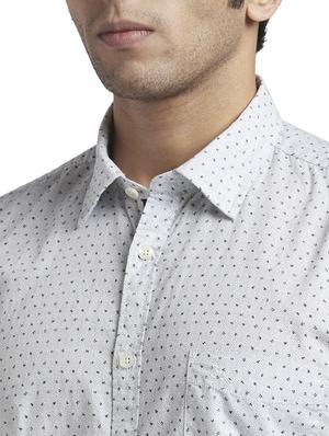 blue printed casual shirt - 17767920 - Standard Image - 6