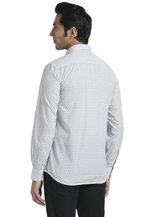 blue printed casual shirt - 17767920 - Zoom Image - 4