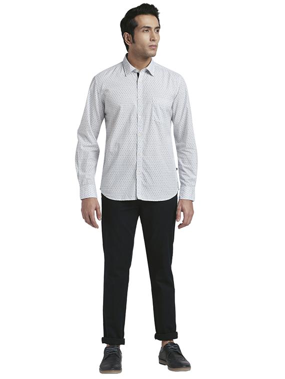 blue printed casual shirt - 17767920 - Zoom Image - 5