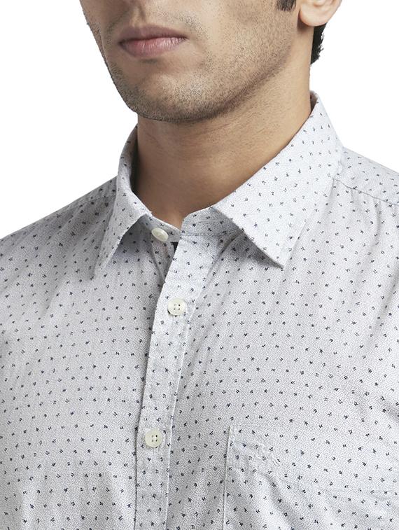 blue printed casual shirt - 17767920 - Zoom Image - 6