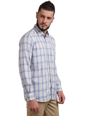 white checkered casual shirt - 17767958 - Standard Image - 3