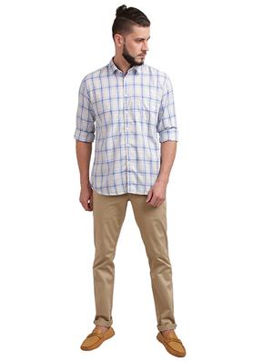 white checkered casual shirt - 17767958 - Standard Image - 5