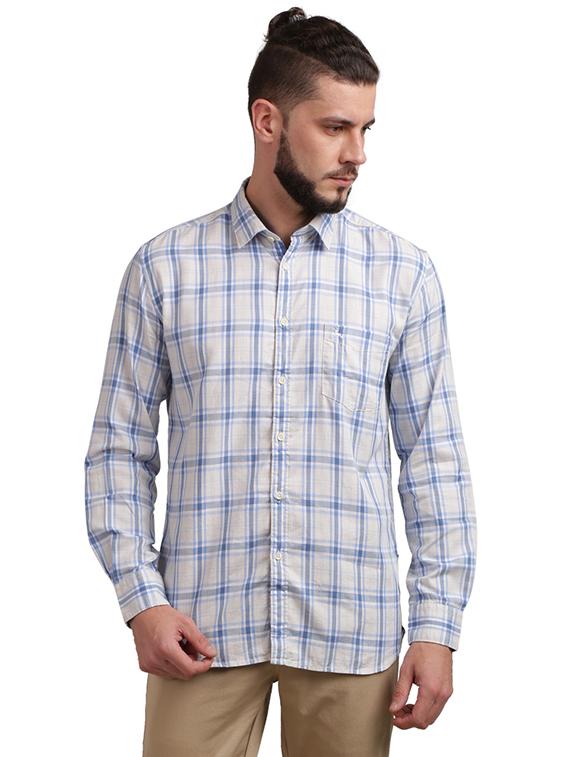 white checkered casual shirt - 17767958 - Zoom Image - 1
