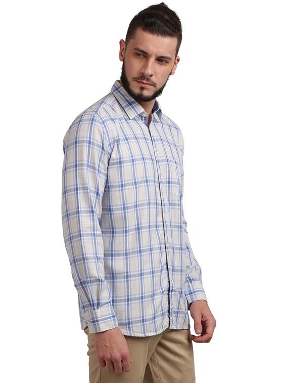 white checkered casual shirt - 17767958 - Zoom Image - 3