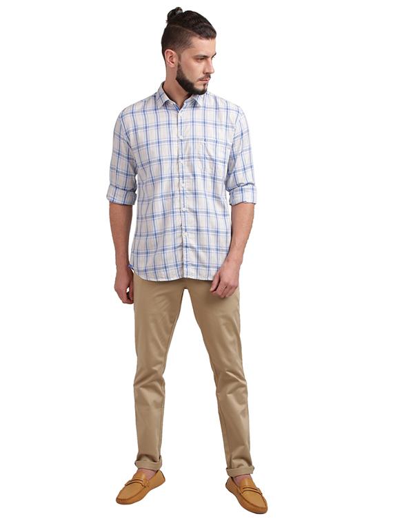white checkered casual shirt - 17767958 - Zoom Image - 5