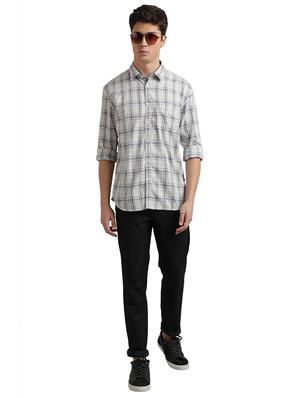 grey checkered casual shirt - 17767959 - Standard Image - 5