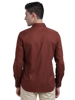 red printed casual shirt - 17768109 - Standard Image - 3