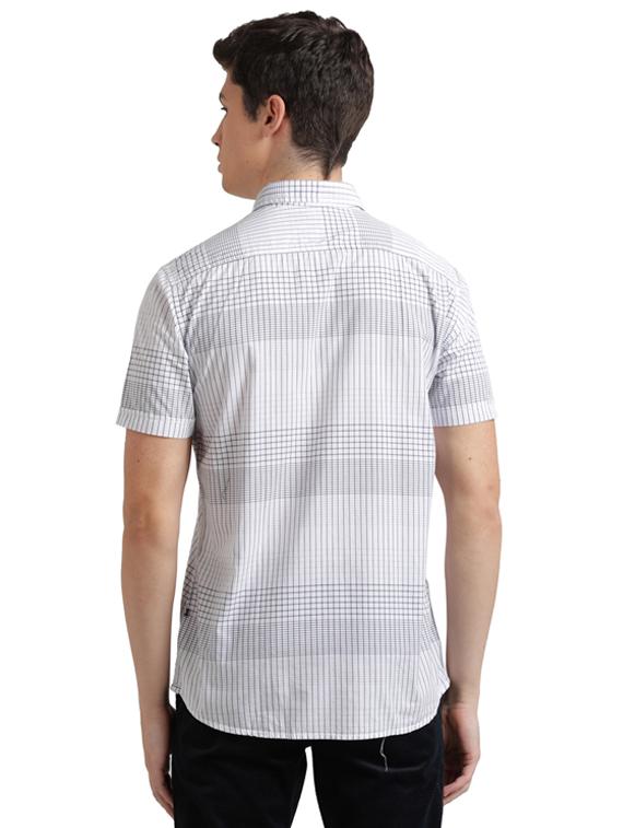 white checkered casual shirt - 17768158 - Zoom Image - 3