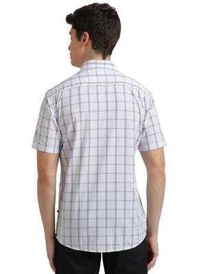 white checkered casual shirt - 17768159 - Standard Image - 3