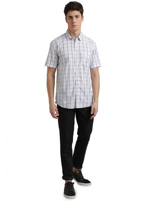 white checkered casual shirt - 17768159 - Standard Image - 4