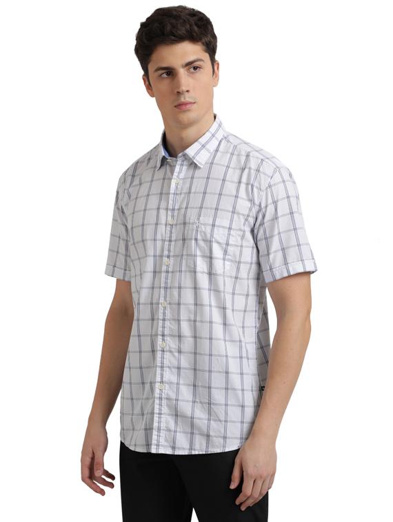 white checkered casual shirt - 17768159 - Zoom Image - 2