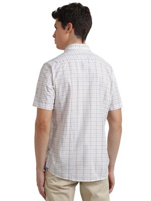 white checkered casual shirt - 17768171 - Standard Image - 3