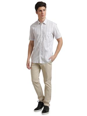 white checkered casual shirt - 17768171 - Standard Image - 4