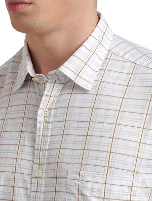 white checkered casual shirt - 17768171 - Standard Image - 5