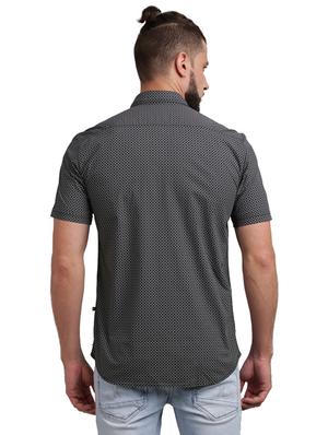black printed casual shirt - 17768189 - Standard Image - 3