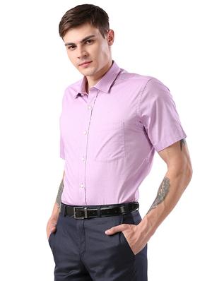 purple solid formal shirt - 17768249 - Standard Image - 2