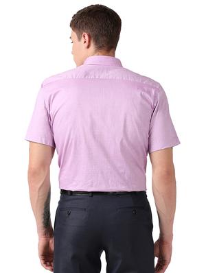 purple solid formal shirt - 17768249 - Standard Image - 3