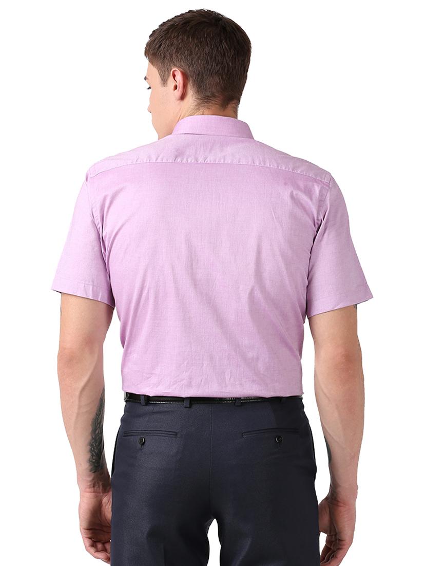 purple solid formal shirt - 17768249 - Zoom Image - 3