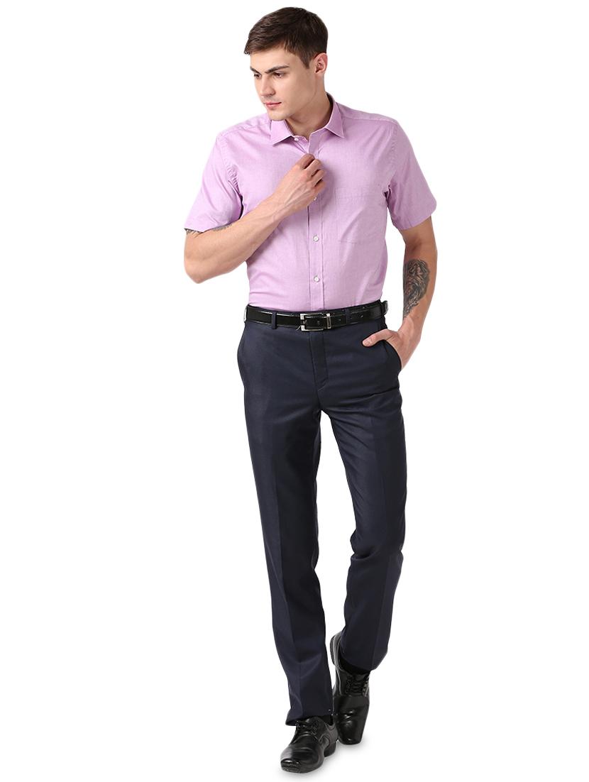 purple solid formal shirt - 17768249 - Zoom Image - 4
