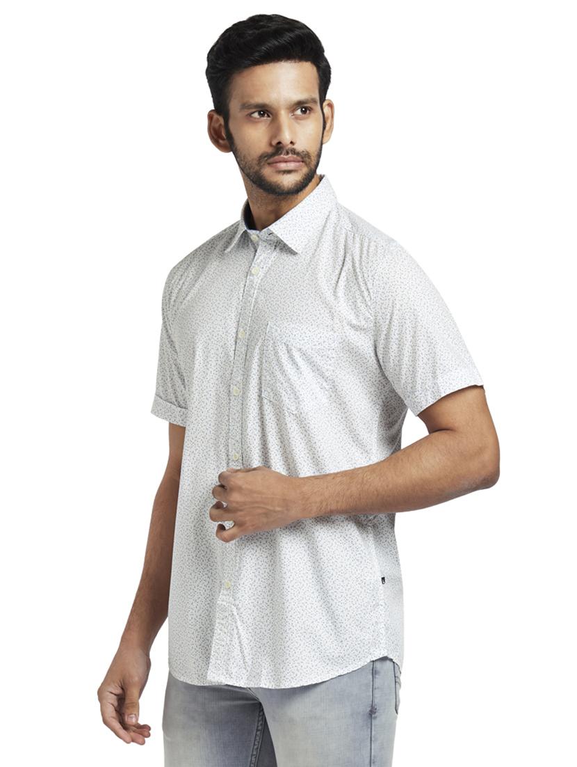 white printed casual shirt - 17768256 - Zoom Image - 2