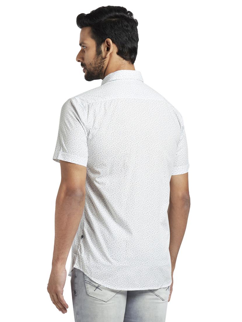 white printed casual shirt - 17768256 - Zoom Image - 3