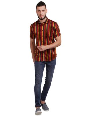 red striped casual shirt - 17768261 - Standard Image - 4