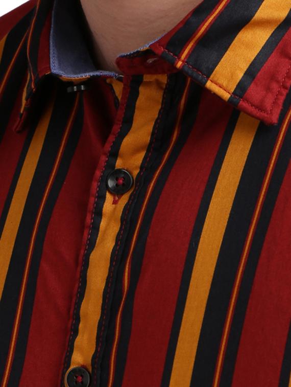 red striped casual shirt - 17768261 - Zoom Image - 5