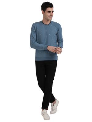 green printed acrylic pullover - 17768318 - Standard Image - 4