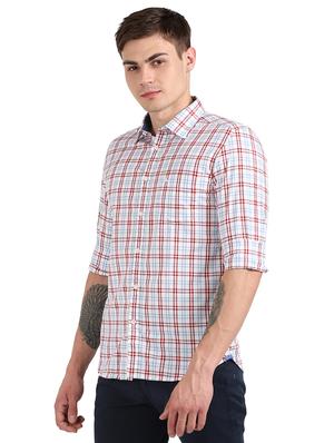 white checkered casual shirt - 17768323 - Standard Image - 2