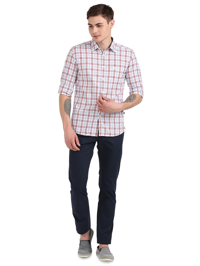 white checkered casual shirt - 17768323 - Zoom Image - 4