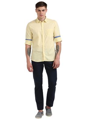 yellow printed casual shirt - 17768330 - Standard Image - 4