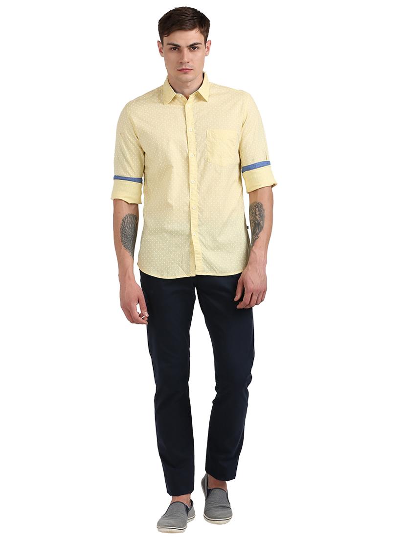 yellow printed casual shirt - 17768330 - Zoom Image - 4
