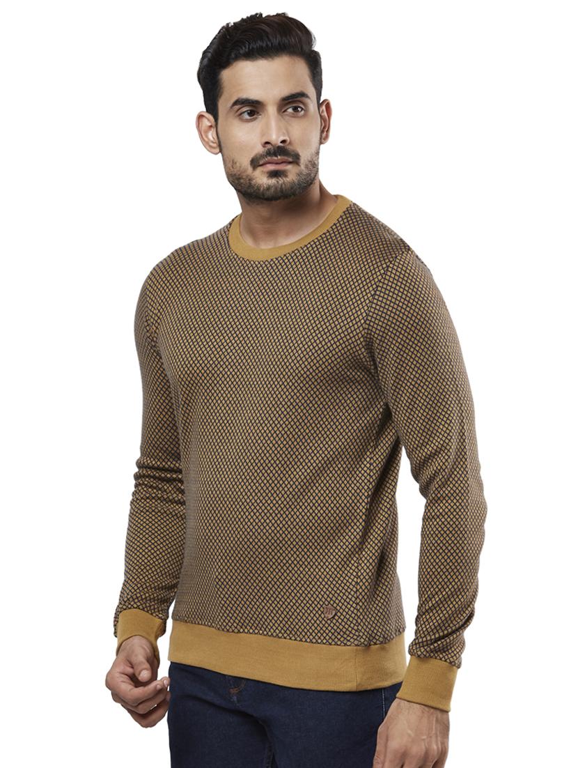 brown checkered acrylic pullover - 17768343 - Zoom Image - 2