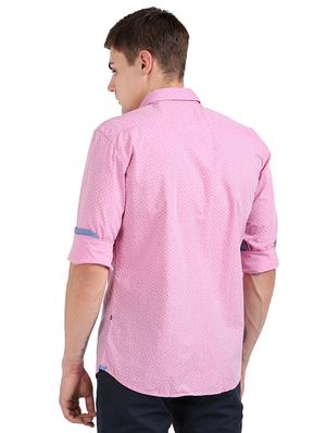 pink printed casual shirt - 17768353 - Standard Image - 3