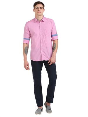 pink printed casual shirt - 17768353 - Standard Image - 4