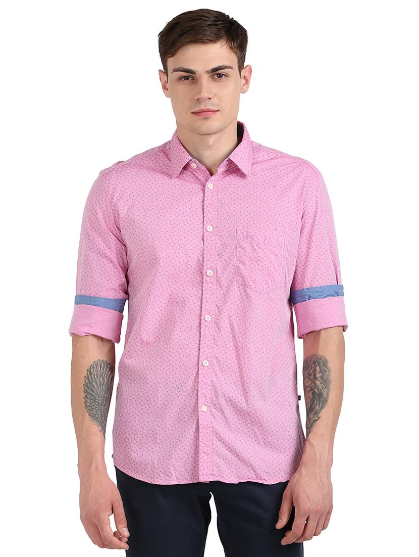 pink printed casual shirt - 17768353 - Zoom Image - 1