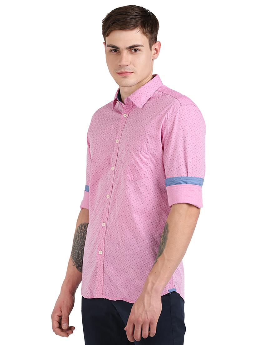 pink printed casual shirt - 17768353 - Zoom Image - 2