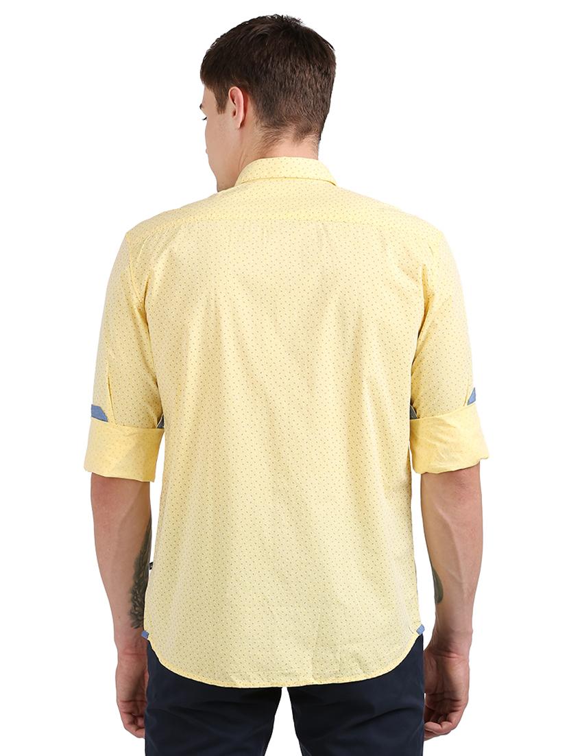 yellow printed casual shirt - 17768357 - Zoom Image - 3