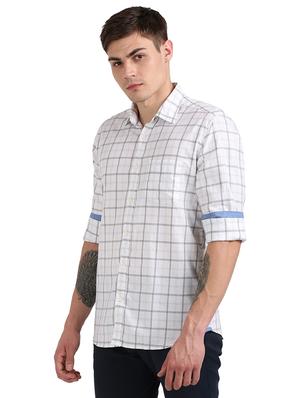 white checkered casual shirt - 17768391 - Standard Image - 2